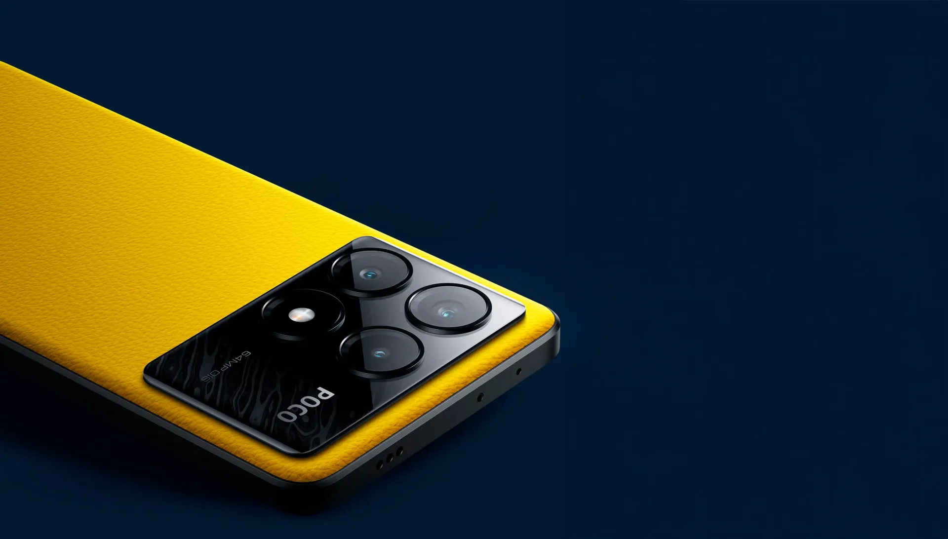 Configuração versátil de câmera tripla de 64 MP